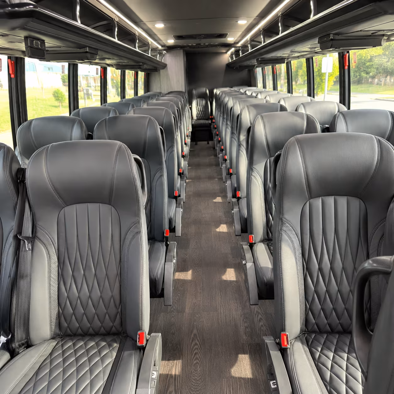 tracy concert transportation onboard seating