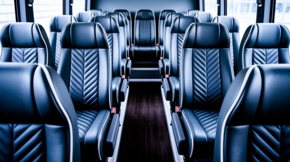 25 passenger minibus inside antioch