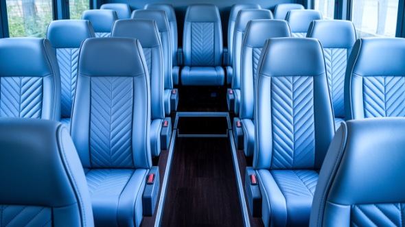 30 passenger minibus inside antioch