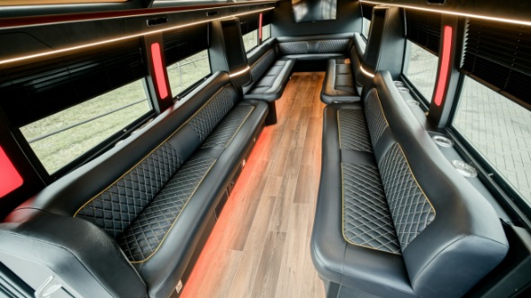 party bus rental interior antioch