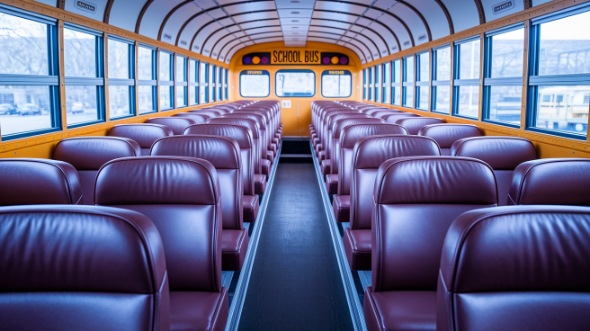 school bus rental interior antioch
